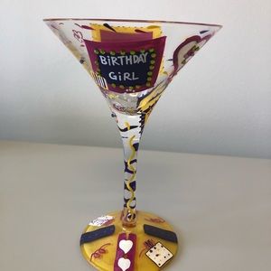 Lolita “Birthday Girl” Martini Glass